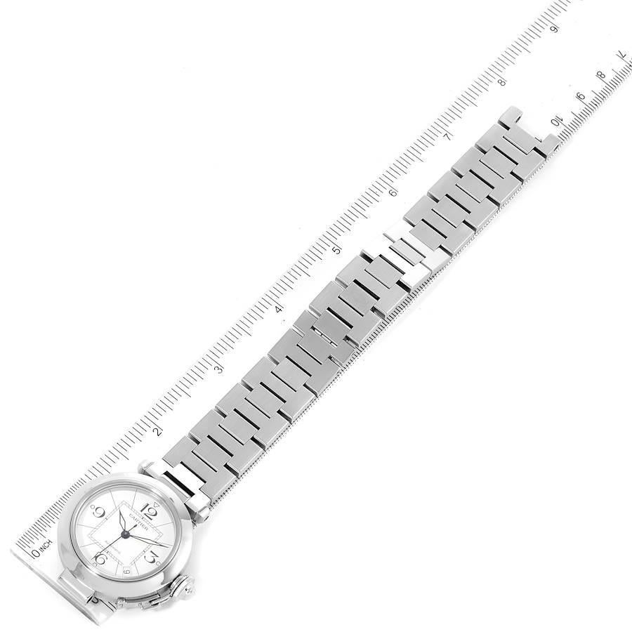 Cartier Pasha C White Dial Automatic Steel Unisex Watch W31074M7 5