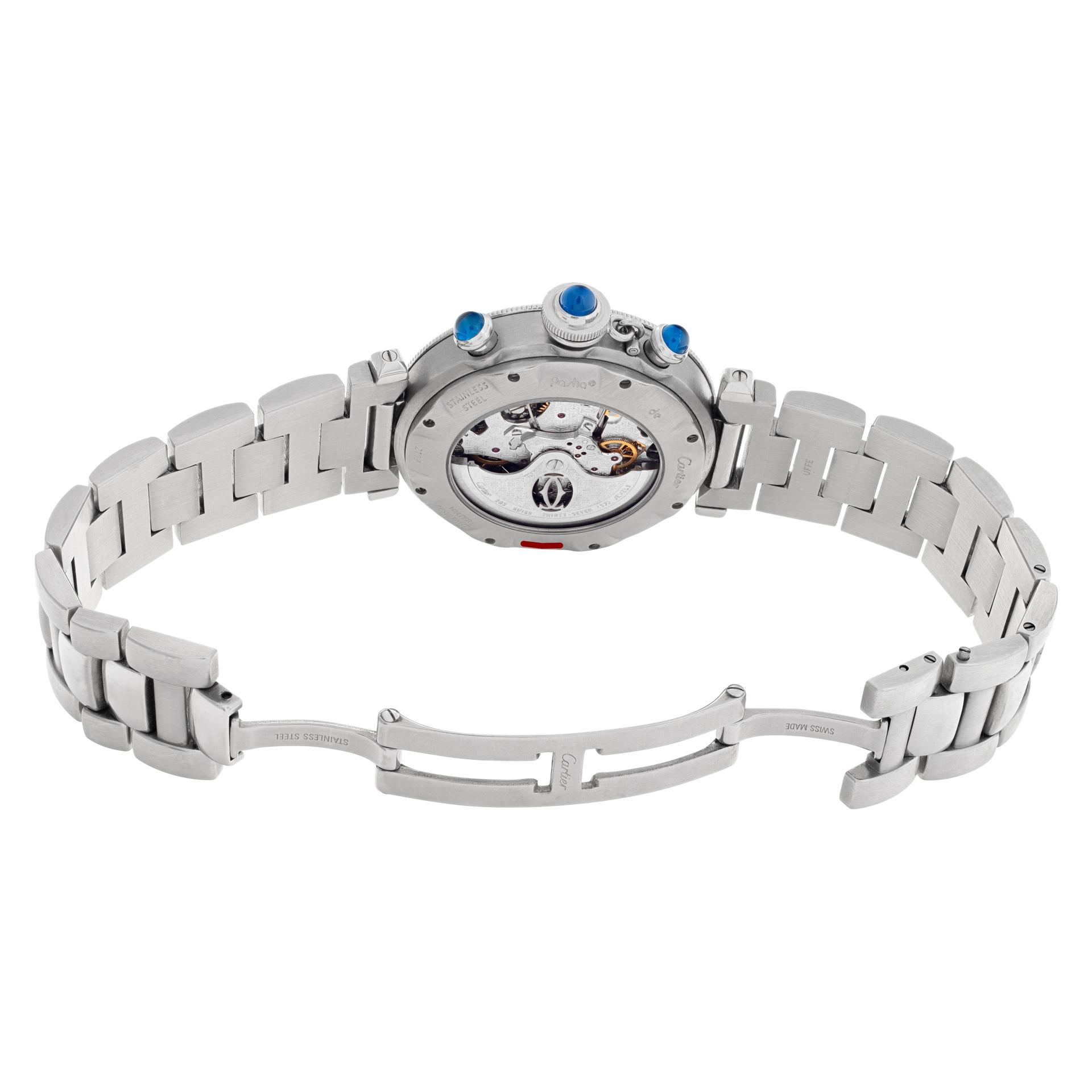 Men's Cartier Pasha Chronograph 38mm W31030H3