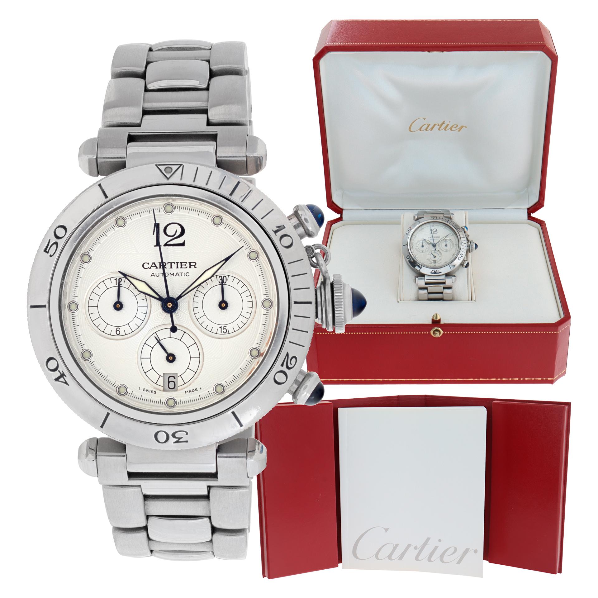 Cartier Pasha Chronograph 38mm W31030H3 3