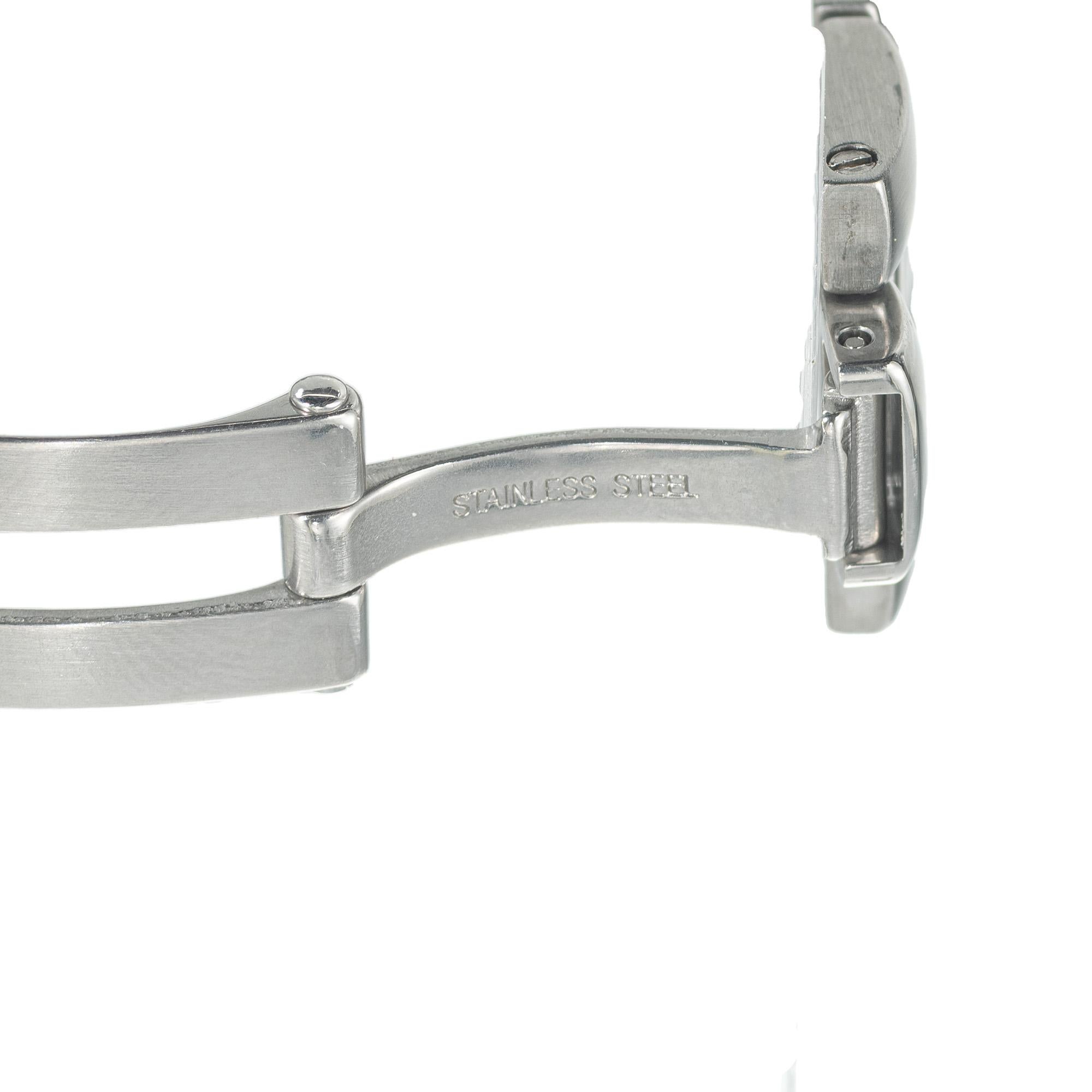 Cartier Montre-bracelet chronographe Pasha pour femme en or jaune et acier en vente 1