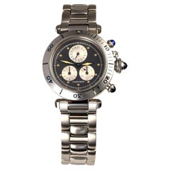 Cartier Pasha Chronographe Réf. 1352 en acier inoxydable