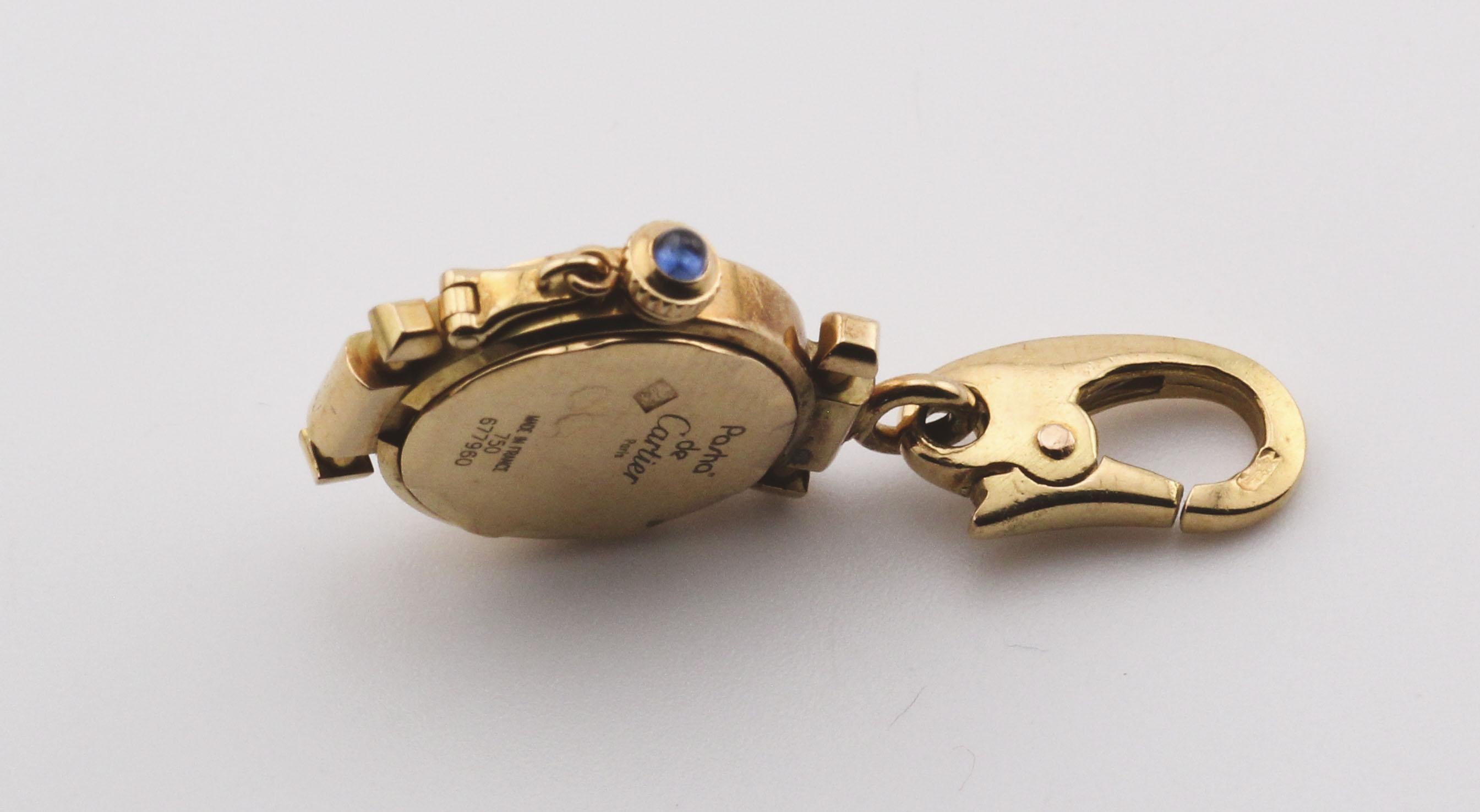 Cartier Pascha de Cartier 18k Gold Charme im Angebot 1