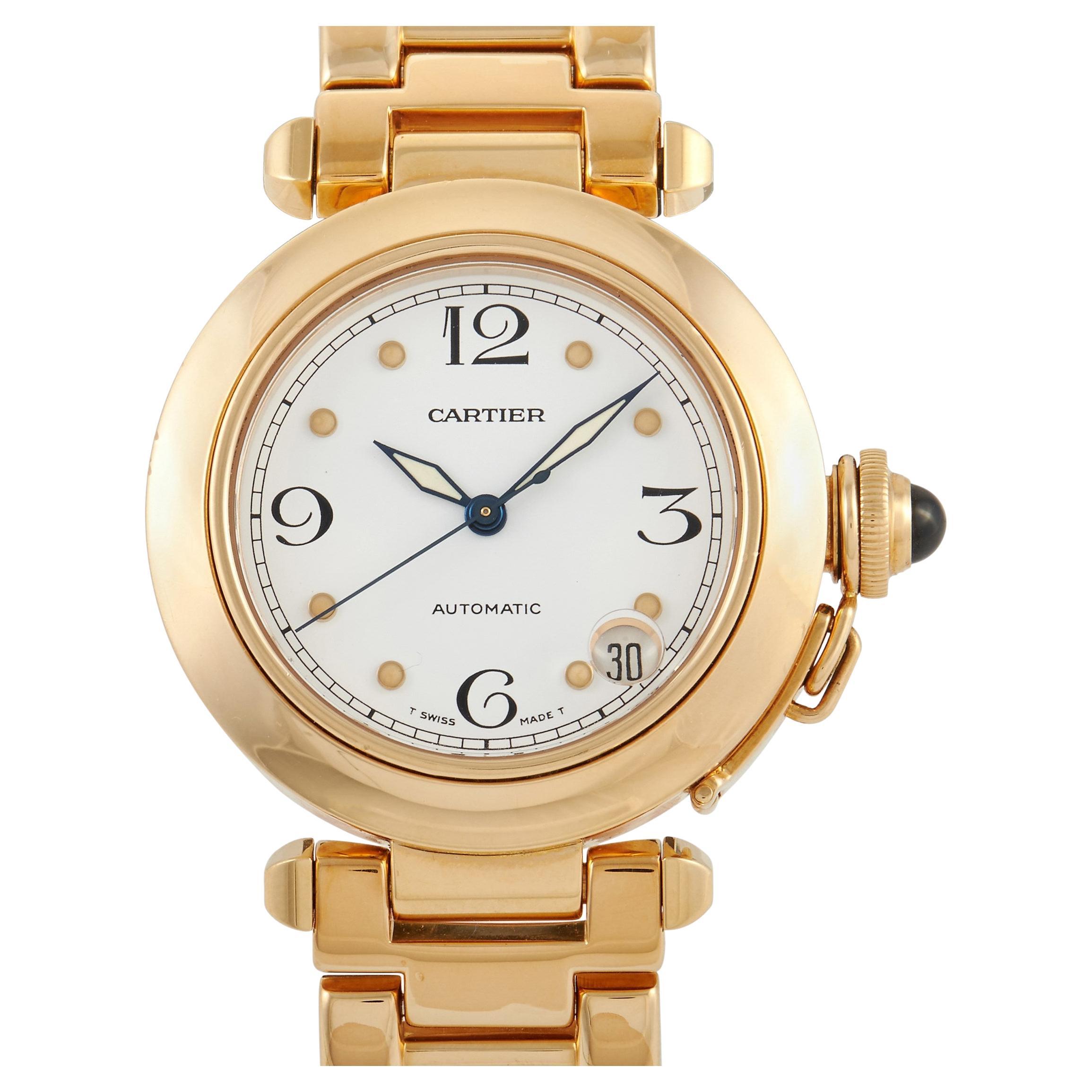 Cartier Pasha de Cartier 18K Yellow Gold Automatic Watch