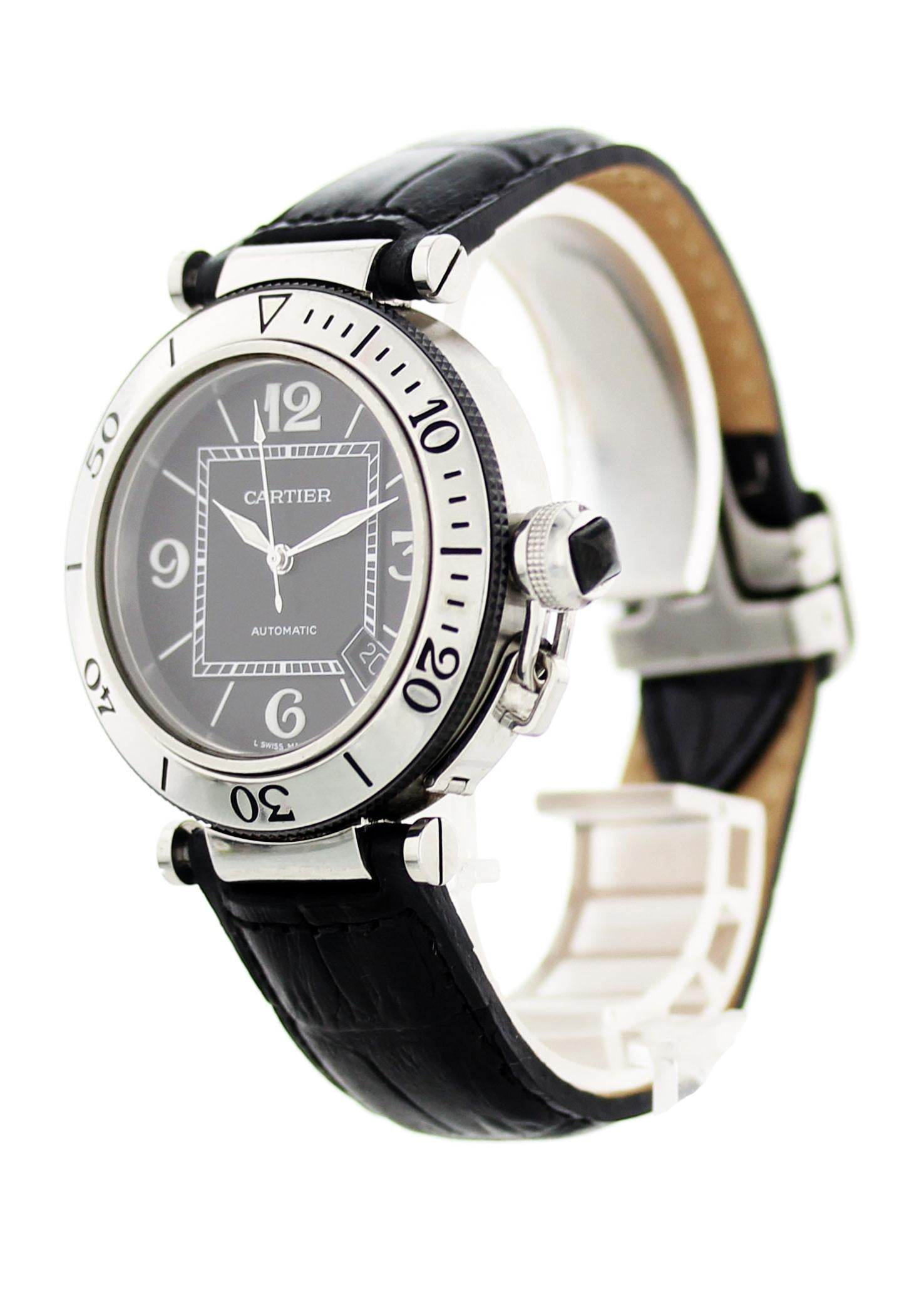 Cartier Pasha De Cartier 2790 Automatic Watch In Good Condition In New York, NY