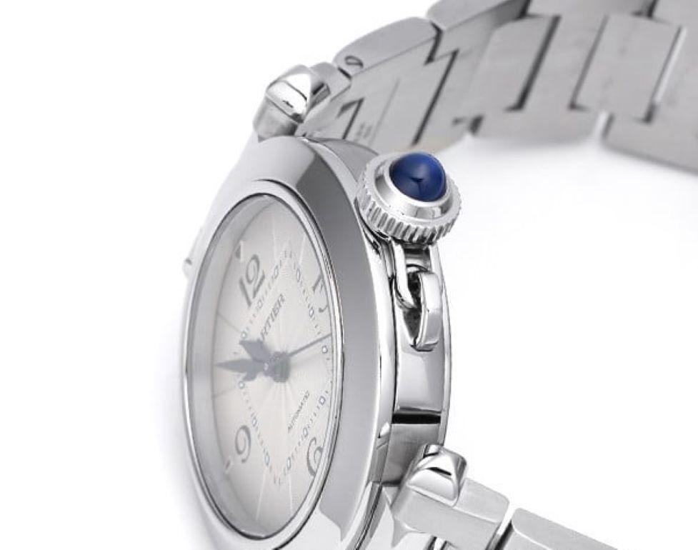 Cartier Pasha de Cartier 35mm Stainless Steel Automatic Watch WSPA0013 1