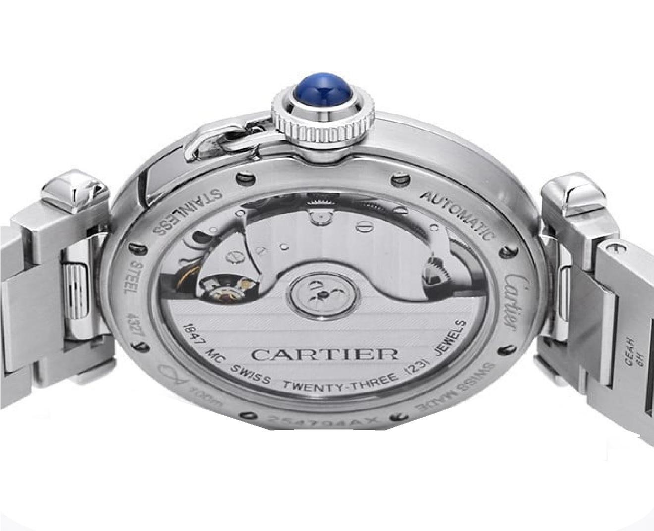Cartier Pasha de Cartier 35mm Stainless Steel Automatic Watch WSPA0013 3