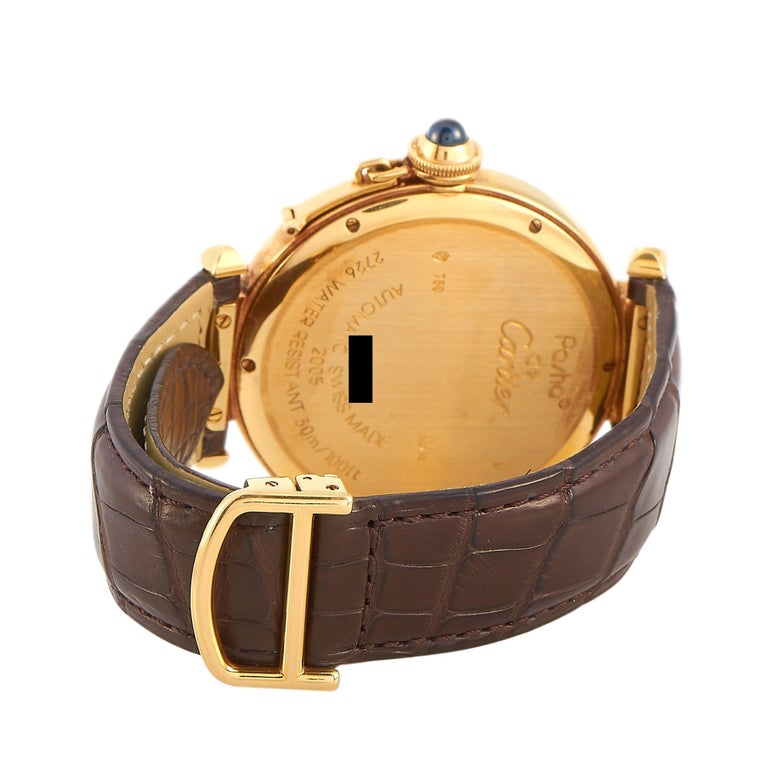 Cartier Pasha de Cartier Yellow Gold Watch W3018651 at 1stDibs