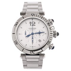 Cartier Pasha de Cartier Chronograph Automatic Watch Stainless Steel 41