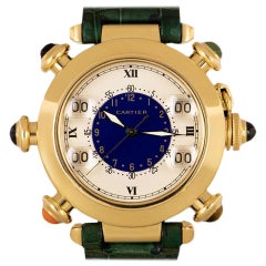 Cartier Pasha de Cartier Golf Gents Or jaune 18 carats Cadran blanc 30010