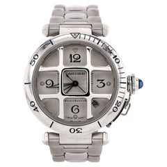 Cartier Pasha De Cartier Grid Automatic Watch Stainless Steel