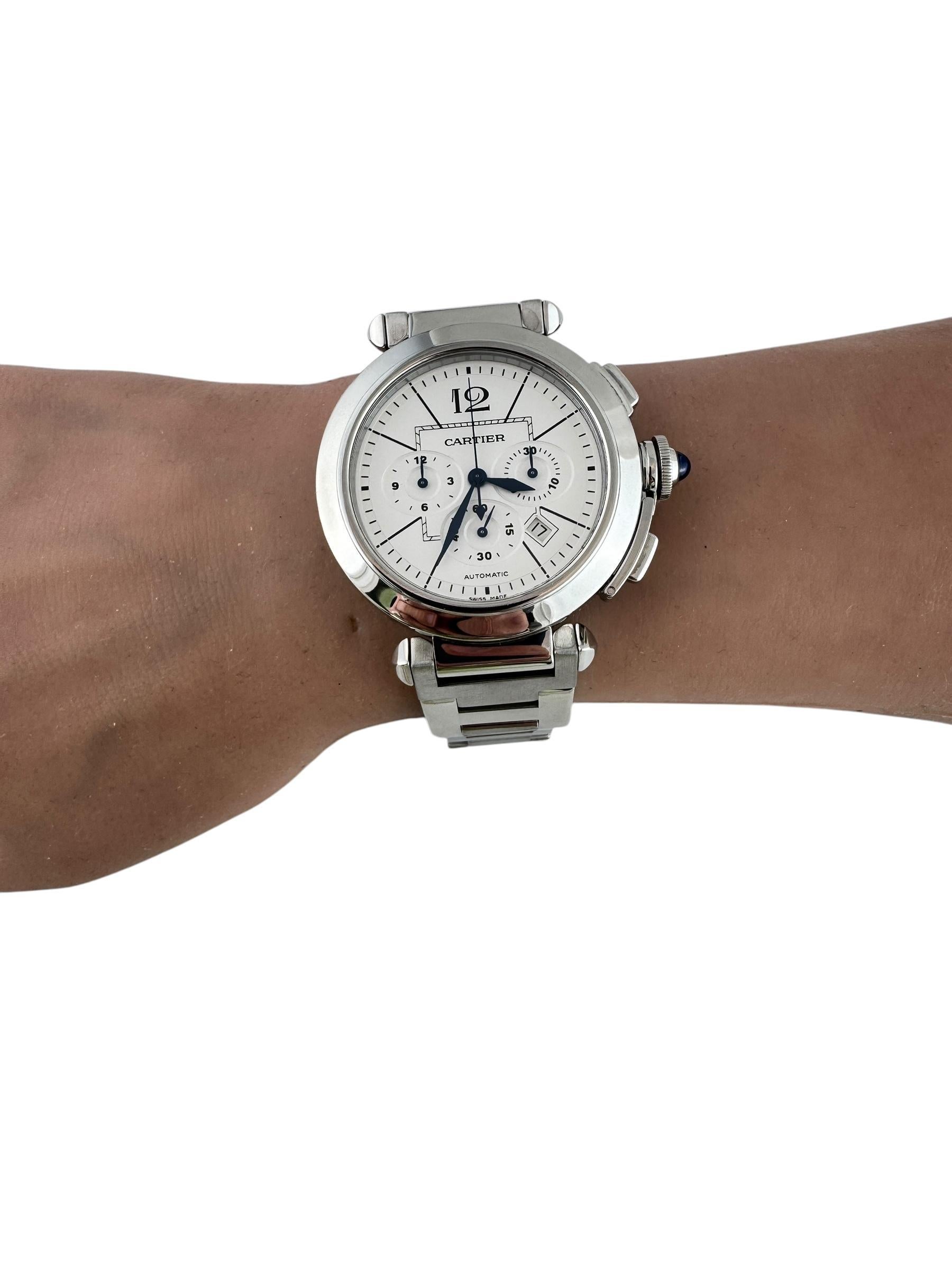 Cartier Pasha de Cartier Men's Stainless Automatic Watch 42mm #20309 8