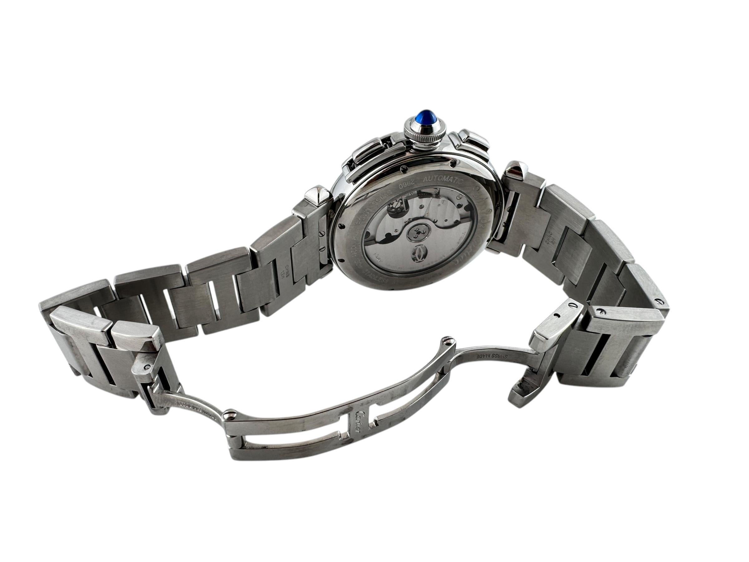 Cartier Pasha de Cartier Men's Stainless Automatic Watch 42mm #20309 2
