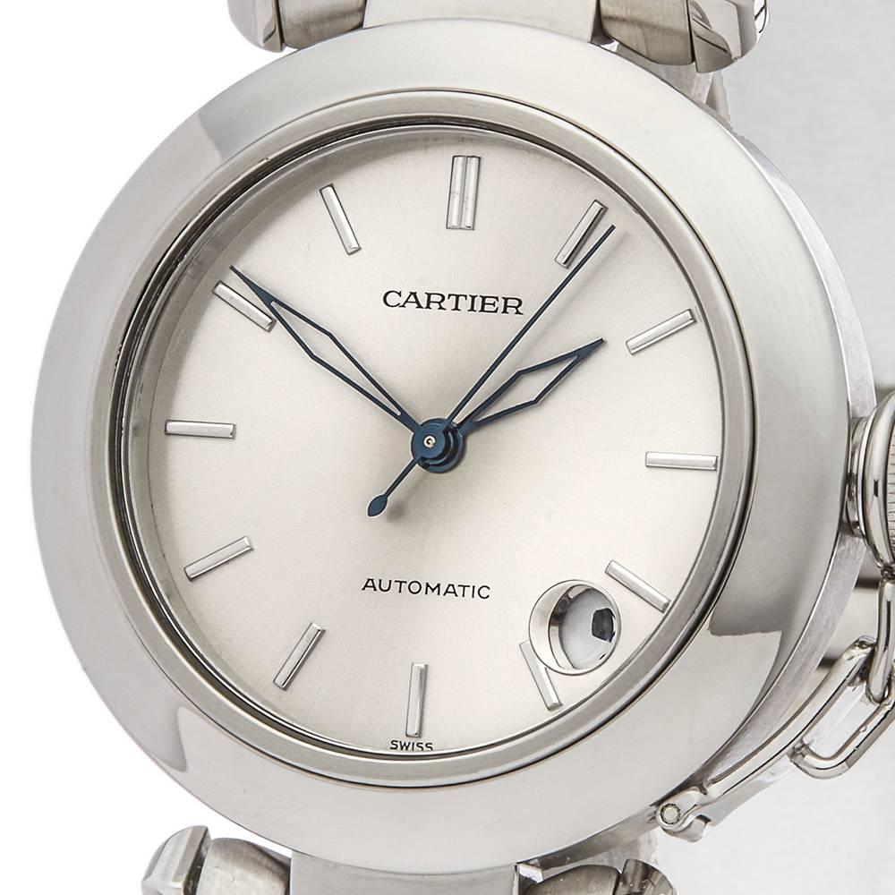 Cartier Pasha de Cartier Stainless Steel Unisex W31010M7 In Excellent Condition In Bishop's Stortford, Hertfordshire