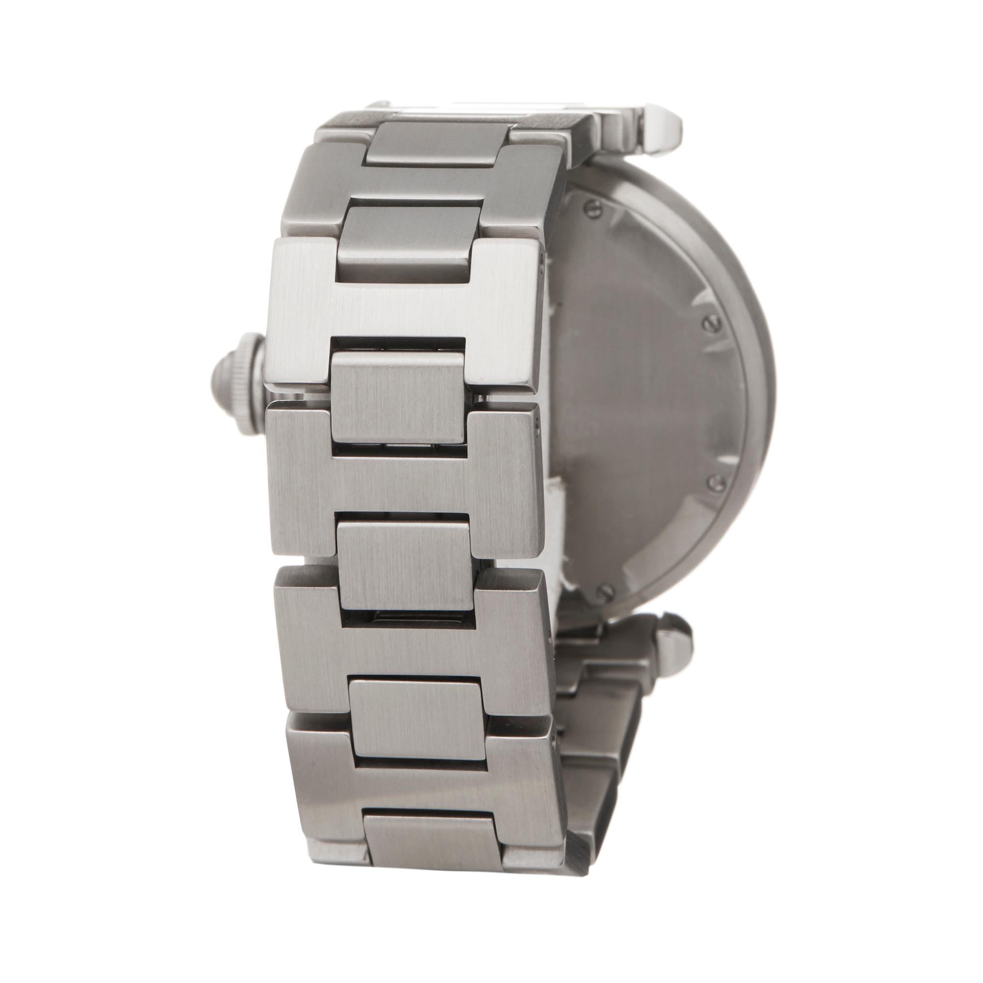 Men's Cartier Pasha De Cartier Stainless Steel W31010M7 or 2324 Wristwatch