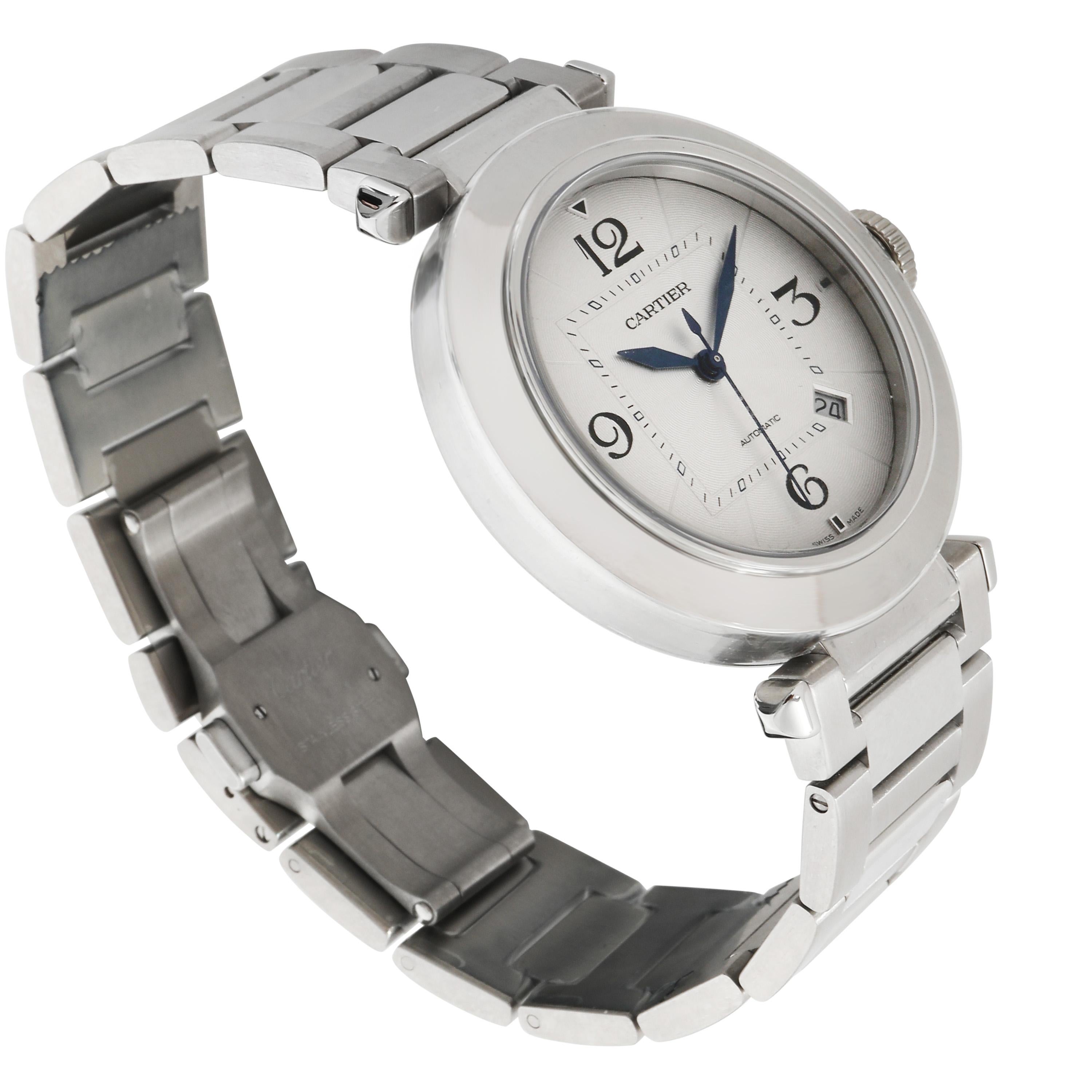 Cartier Pasha de Cartier WSPA0009 Men's Watch in  Stainless Steel For Sale 1