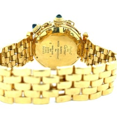 Cartier Pasha de Cartier Yellow Gold Moon phase Calendar Chronograph Watch 1986