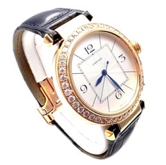 Montre automatique en or jaune Cartier Pasha Diamond