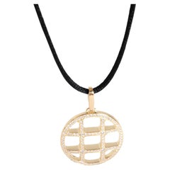 Cartier Pasha Diamond Circle Pendant in 18k Yellow Gold 1.70 CTW