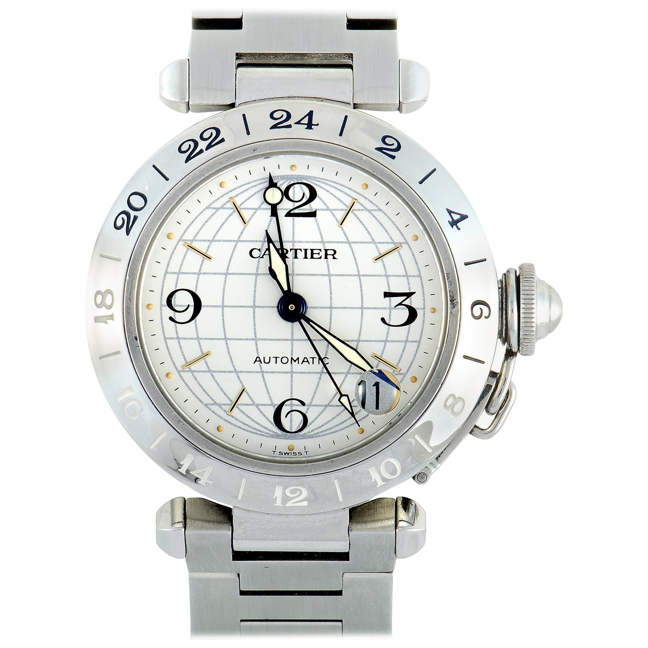 Cartier Pasha GMT Watch W31078M7
