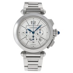 Cartier Pasha in Stainless Steel, Chronograph, Ref W31085M7 