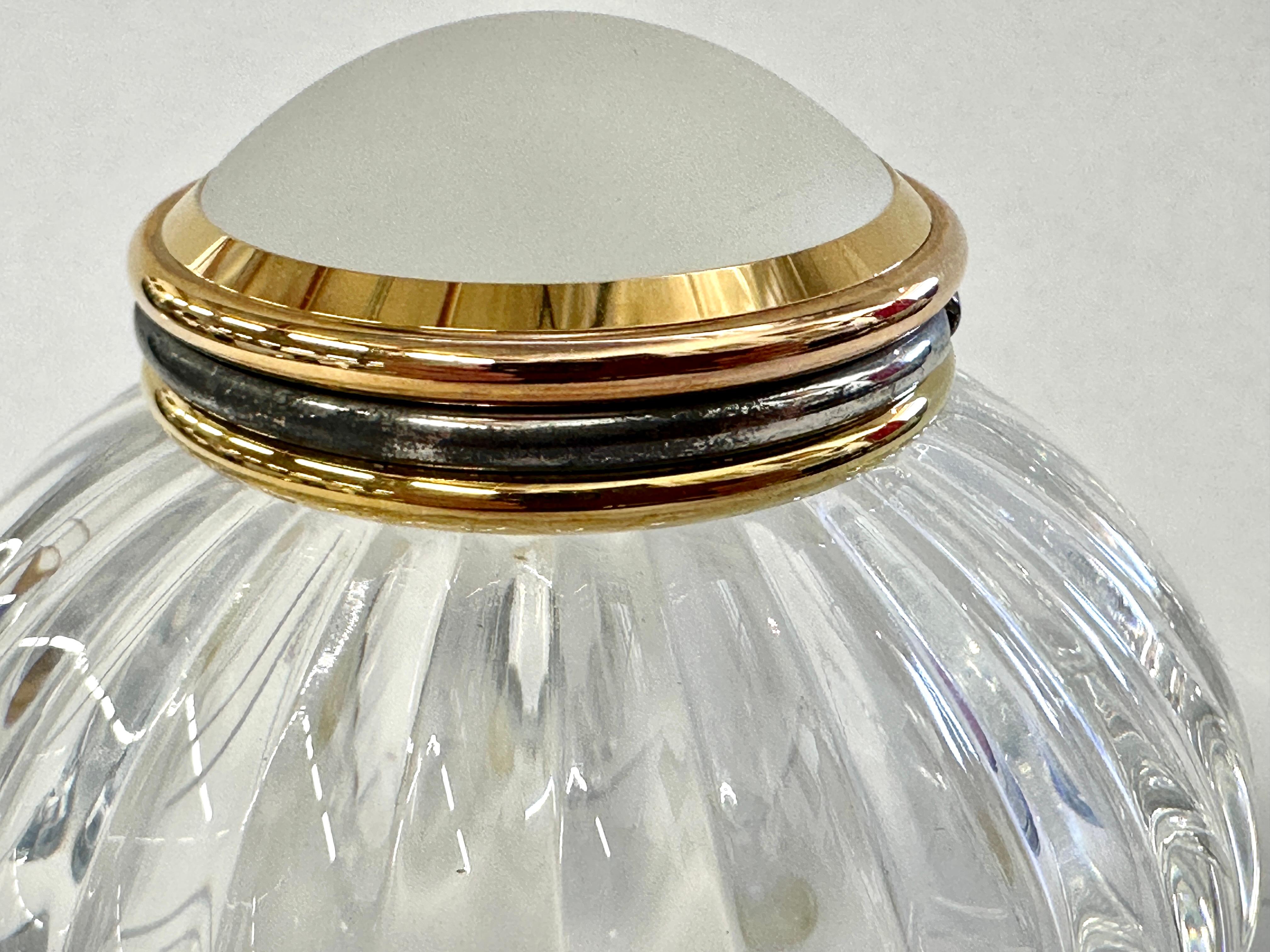 Hand-Crafted Cartier Pasha Inkwell For Sale