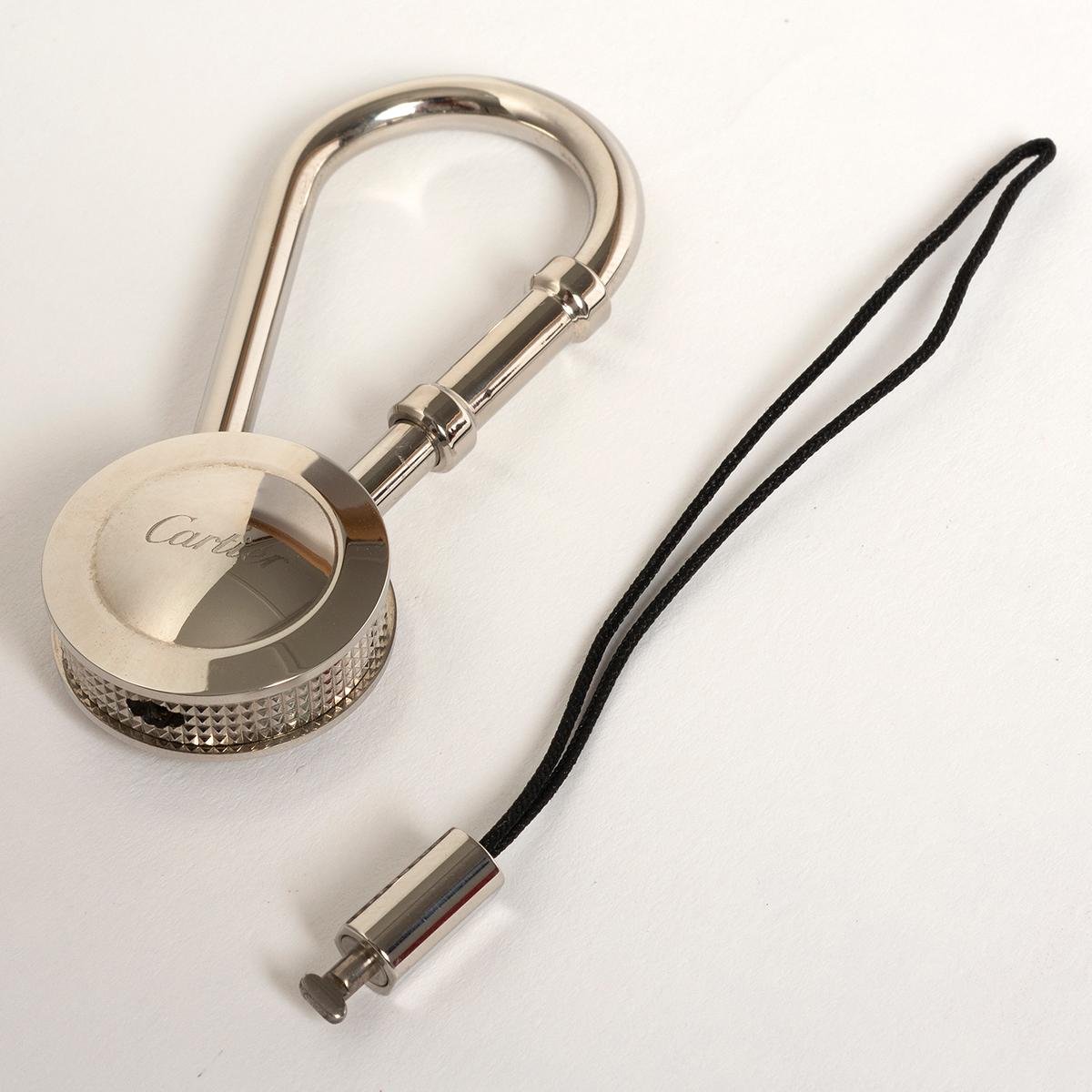 Cartier Pasha Key Ring, Stamped SIHH 2005. Stainless Steel..... In Excellent Condition In Canterbury, England