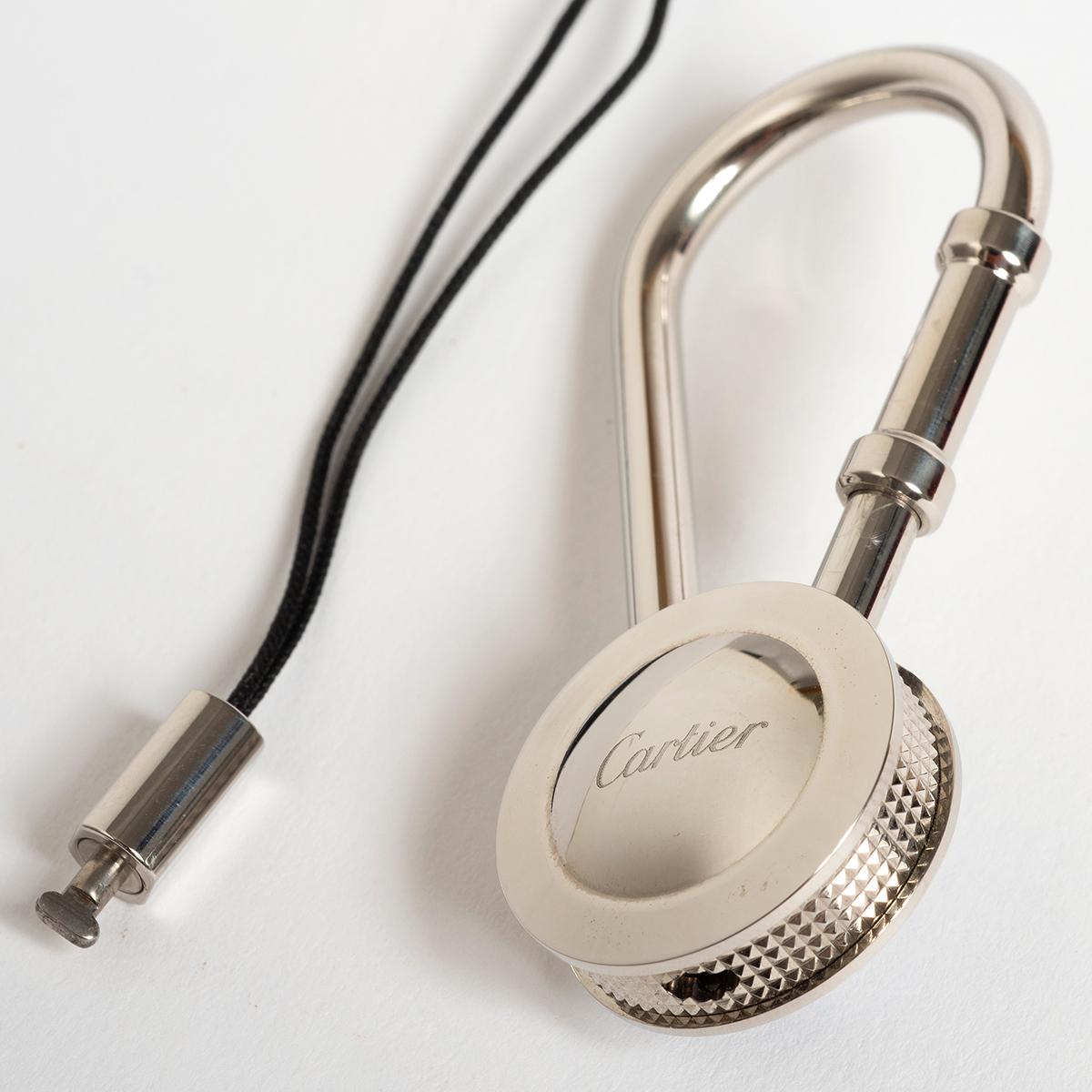 Cartier Pasha Key Ring, Stamped SIHH 2005. Stainless Steel..... 1