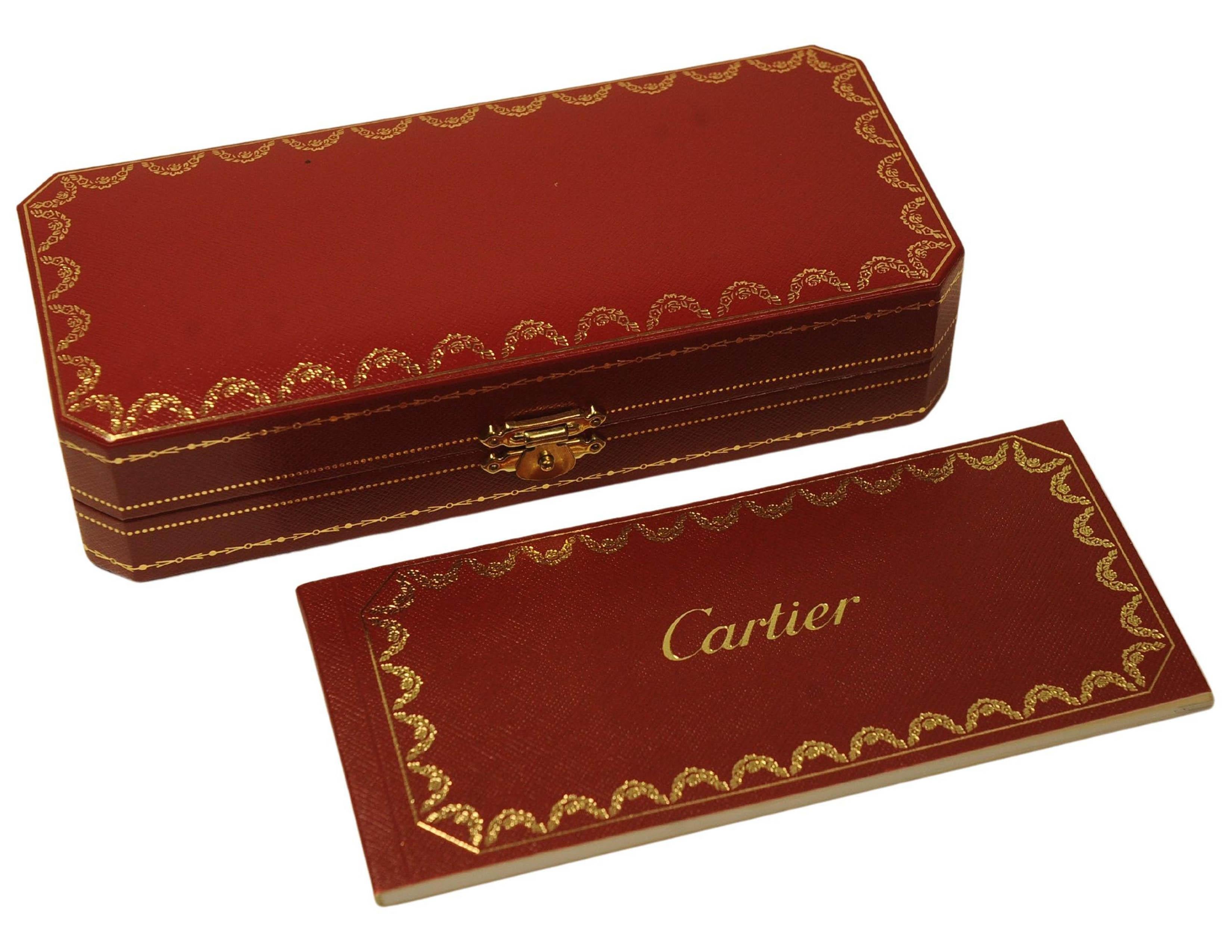 Penna Roller Cartier Pasha in edizione limitata con finitura in platino e linee graduate in vendita 3