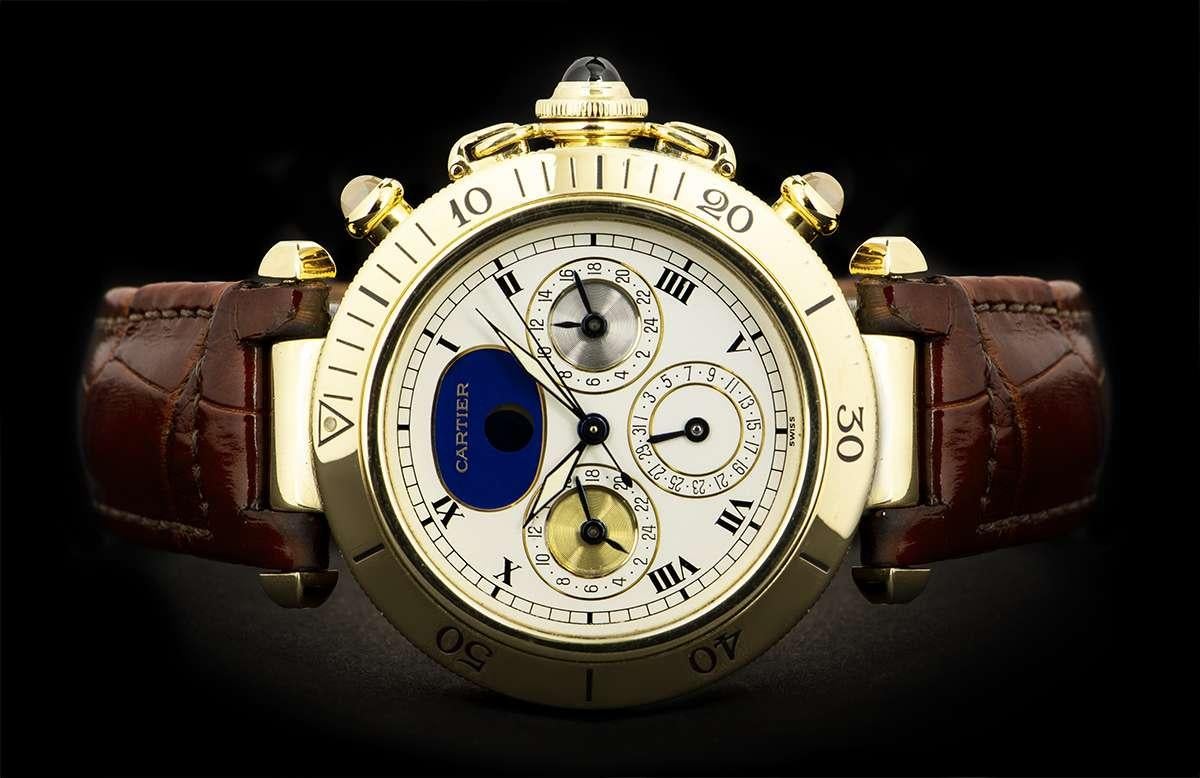 cartier sun and moon watch