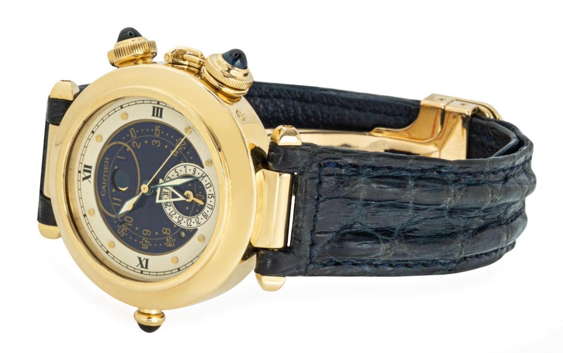 Cartier Pasha Moonphase Yellow Gold 30011 1