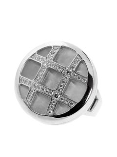 Cartier Pasha Mother of Pearl Diamond Gold Ring