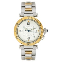 Cartier Pasha Nos Stainless Steel & Yellow Gold Watch