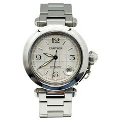 Cartier Pasha Ref 2324 35mm Automatico in acciaio inossidabile