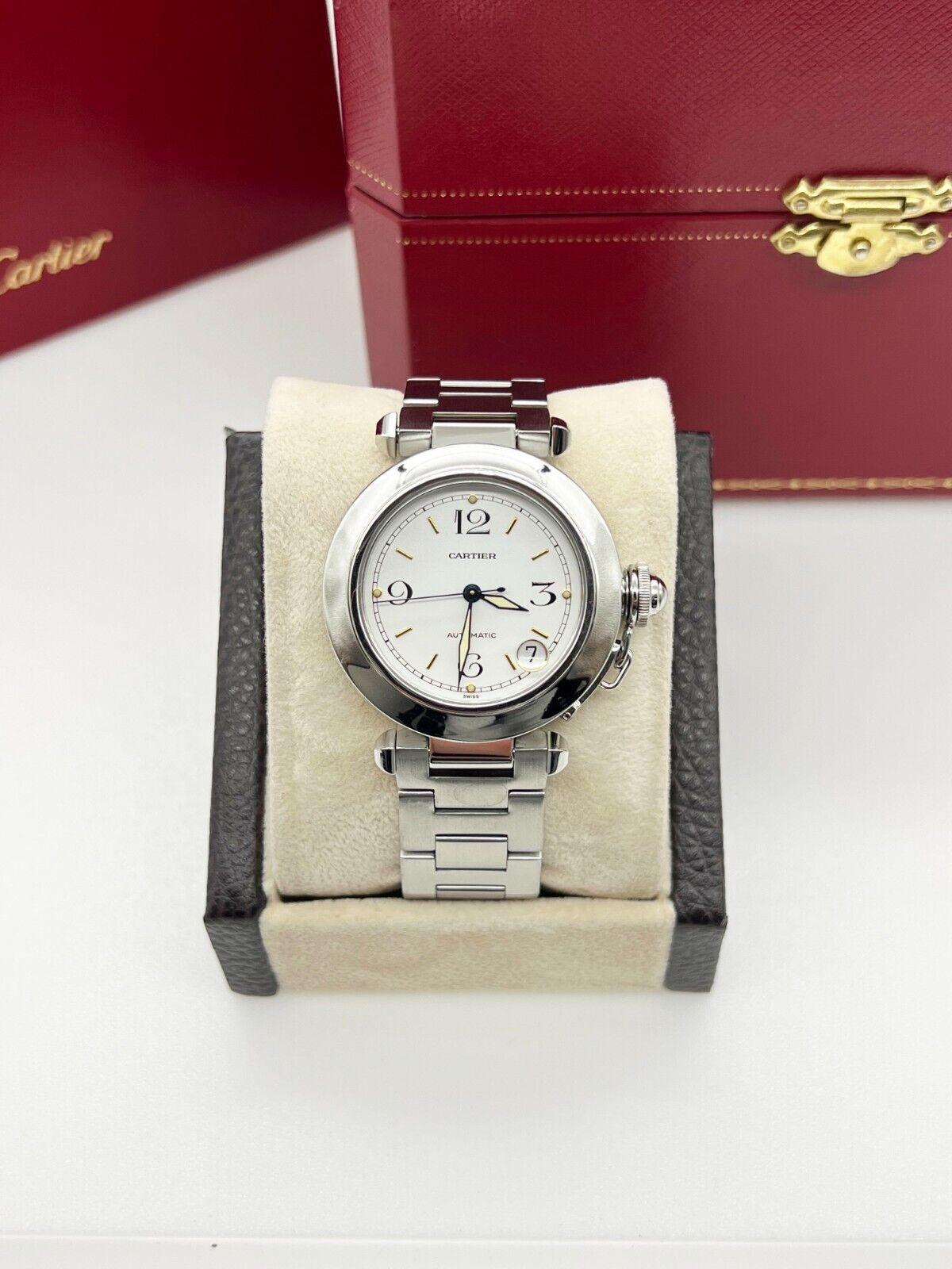 Cartier Pasha Ref 2324 Edelstahl 35 mm 3