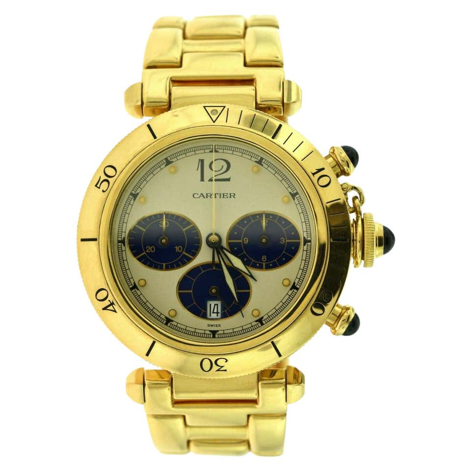 Cartier Pasha Chronograph Gold