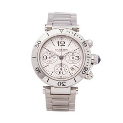 Cartier Pasha Sea Timer Chronograph Acier inoxydable 2995 Montre-bracelet pour hommes