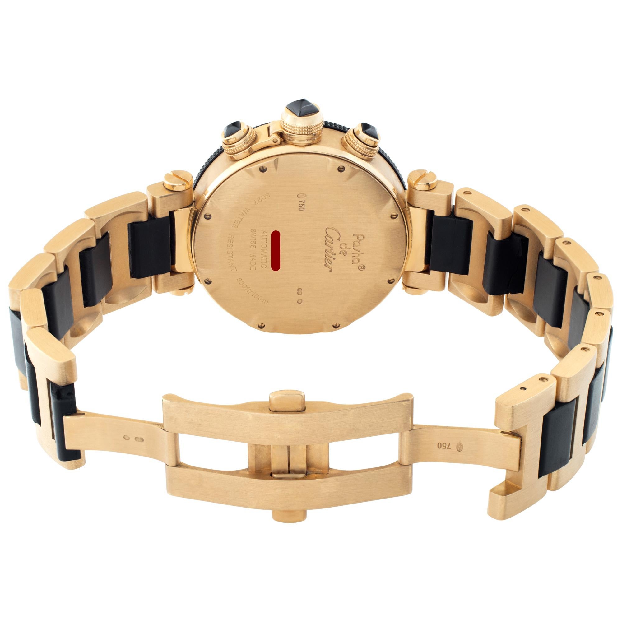 Cartier Pasha Seatimer Chrono 42 mm L301970M Pour hommes en vente