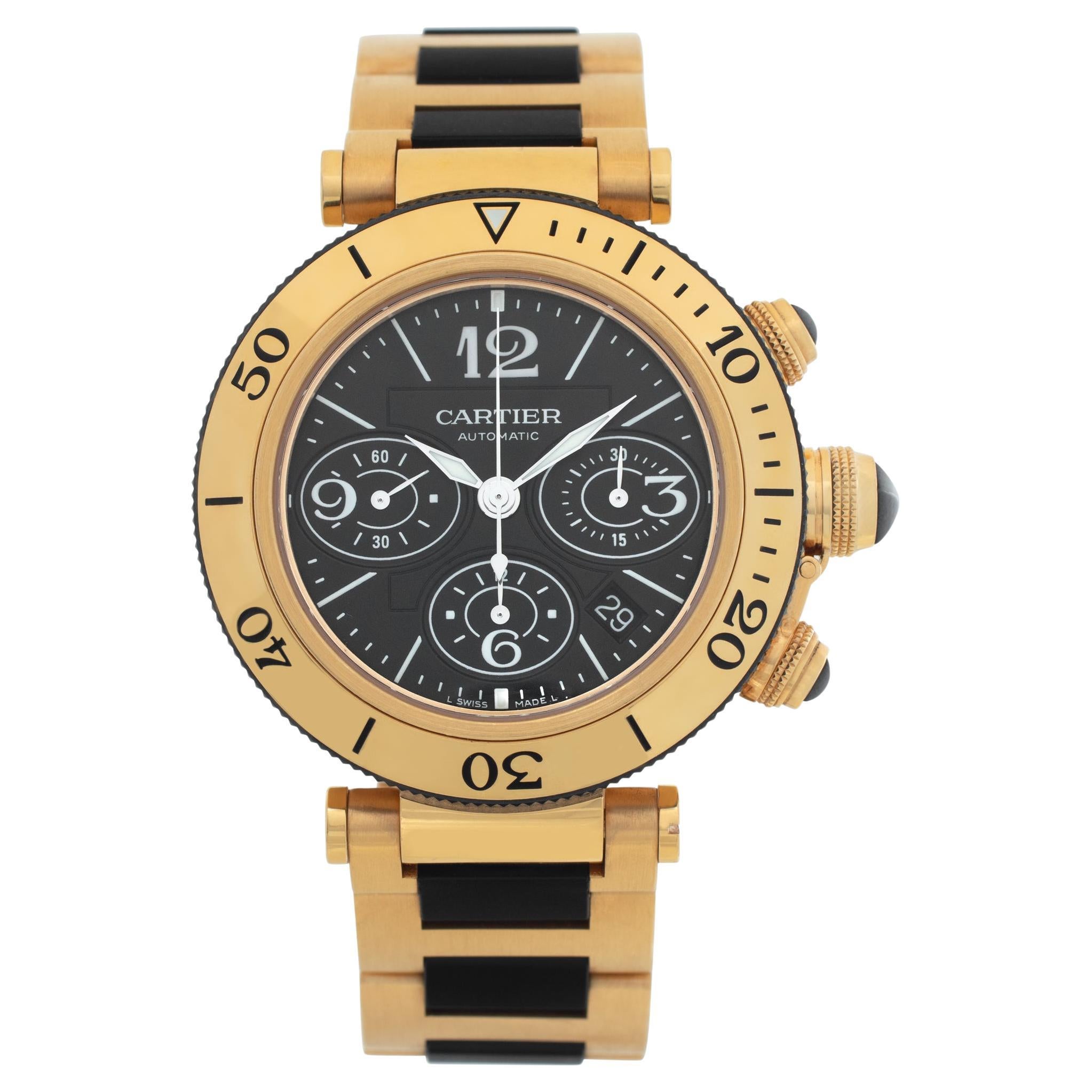 Cartier Pasha Seatimer Chrono W301970M For Sale