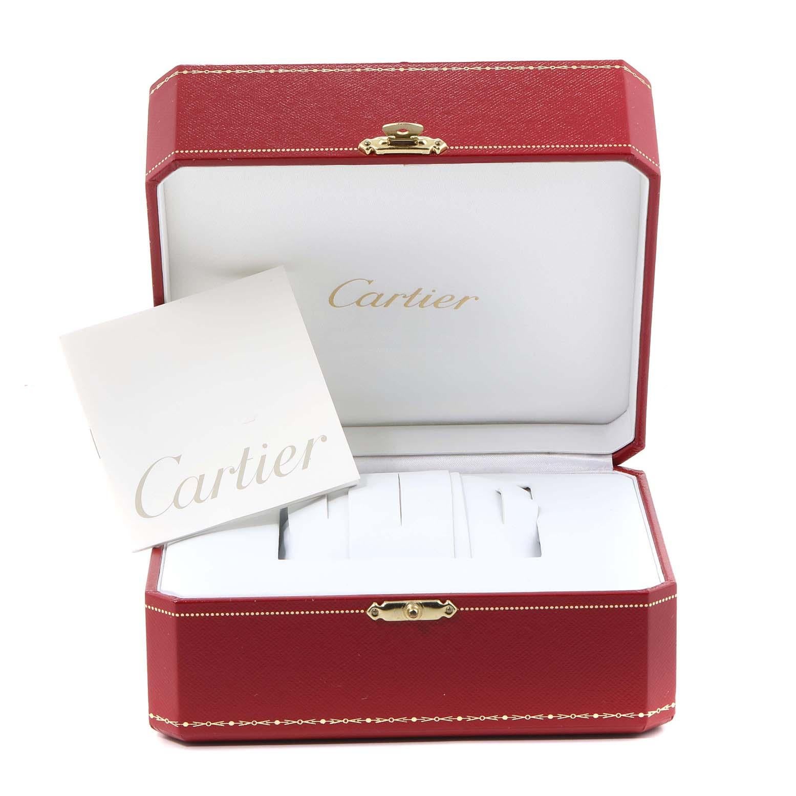 Cartier Pasha Seatimer Chronograph Rubber Strap Ladies Watch W3140005 4