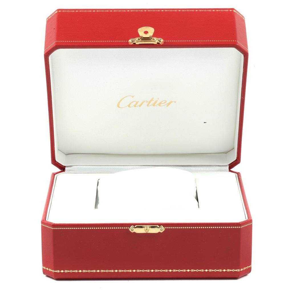 Cartier Pasha Seatimer Chronograph Rubber Strap Watch W31088U2 Box 4