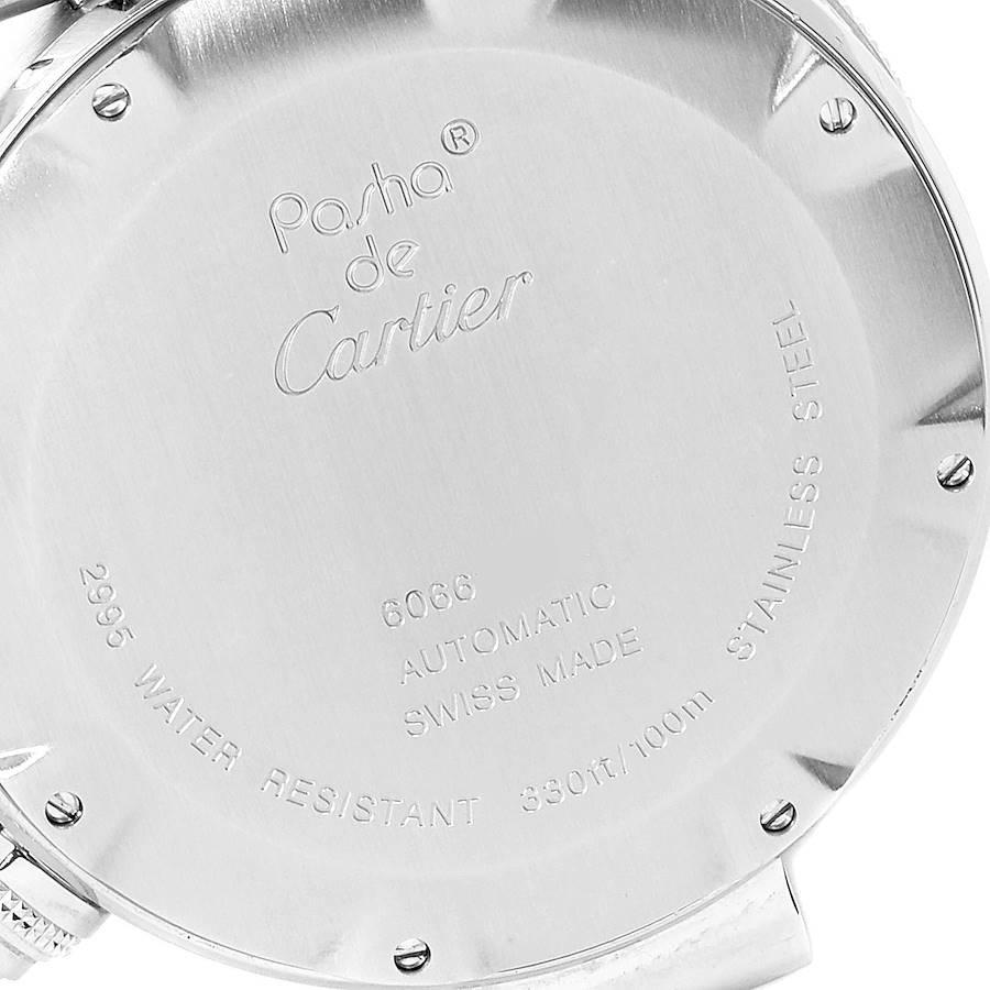 Cartier Pasha Seatimer Chronograph Steel Mens Watch W31089M7 Box Papers 2