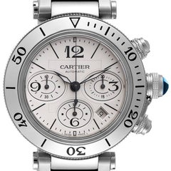 Cartier Pasha Seatimer Chronograph Steel Mens Watch W31089M7