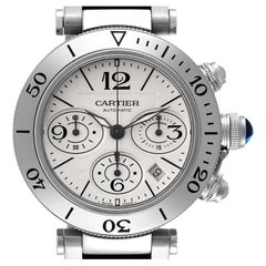 Cartier Pasha Seatimer Chronograph Steel Mens Watch W31089M7