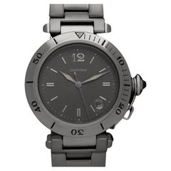 Cartier Pasha Seatimer Ref. 1040 Mens Full Size Watch, Automatic, Date - SS