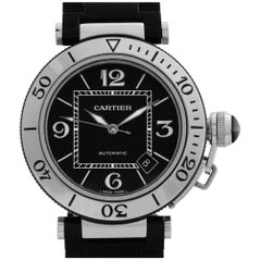 Cartier Pasha Seatimer W31077U2 Stainless Steel Auto Watch