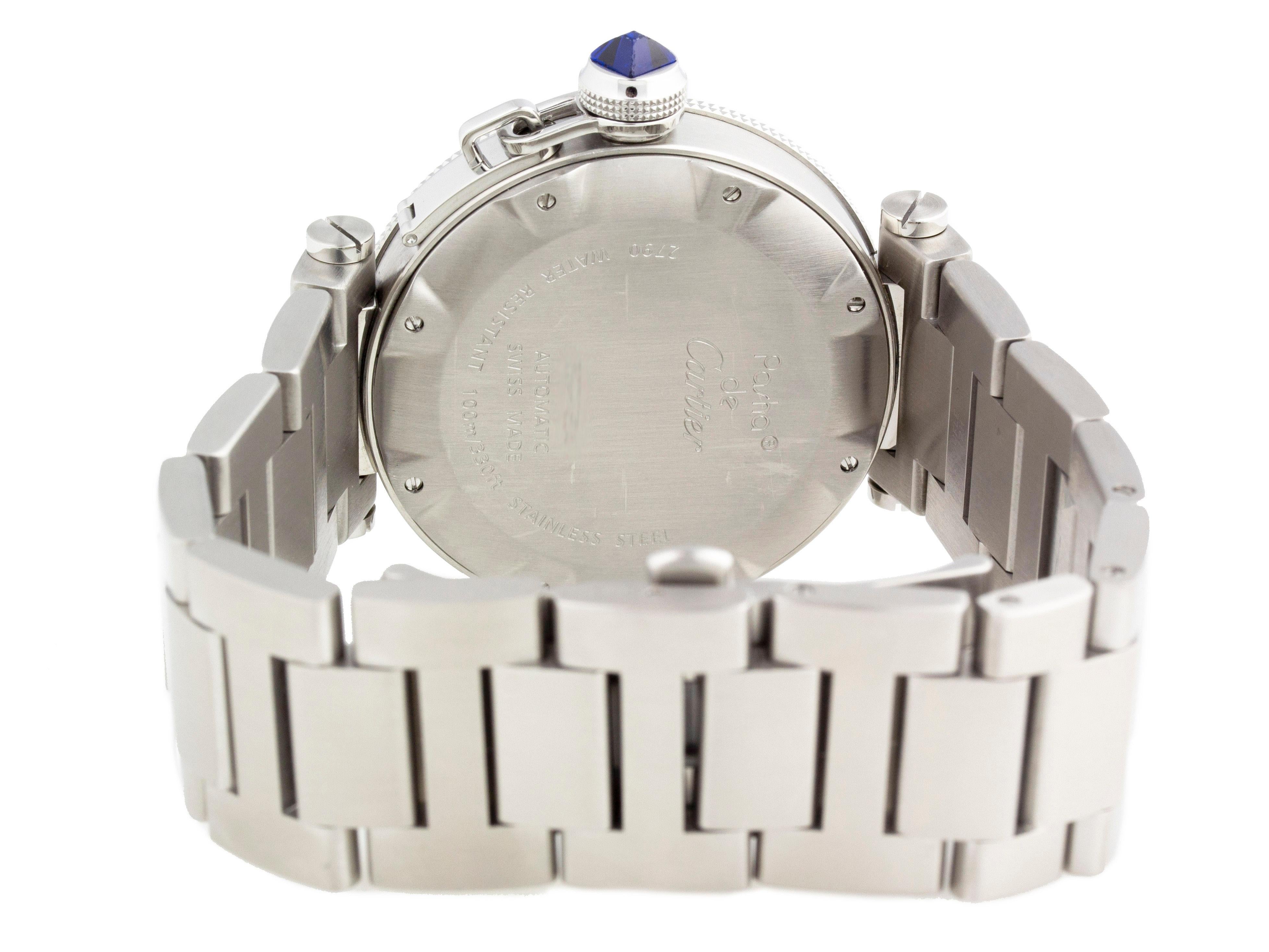 Cartier Pasha Seatimer W31080M7 For Sale 5