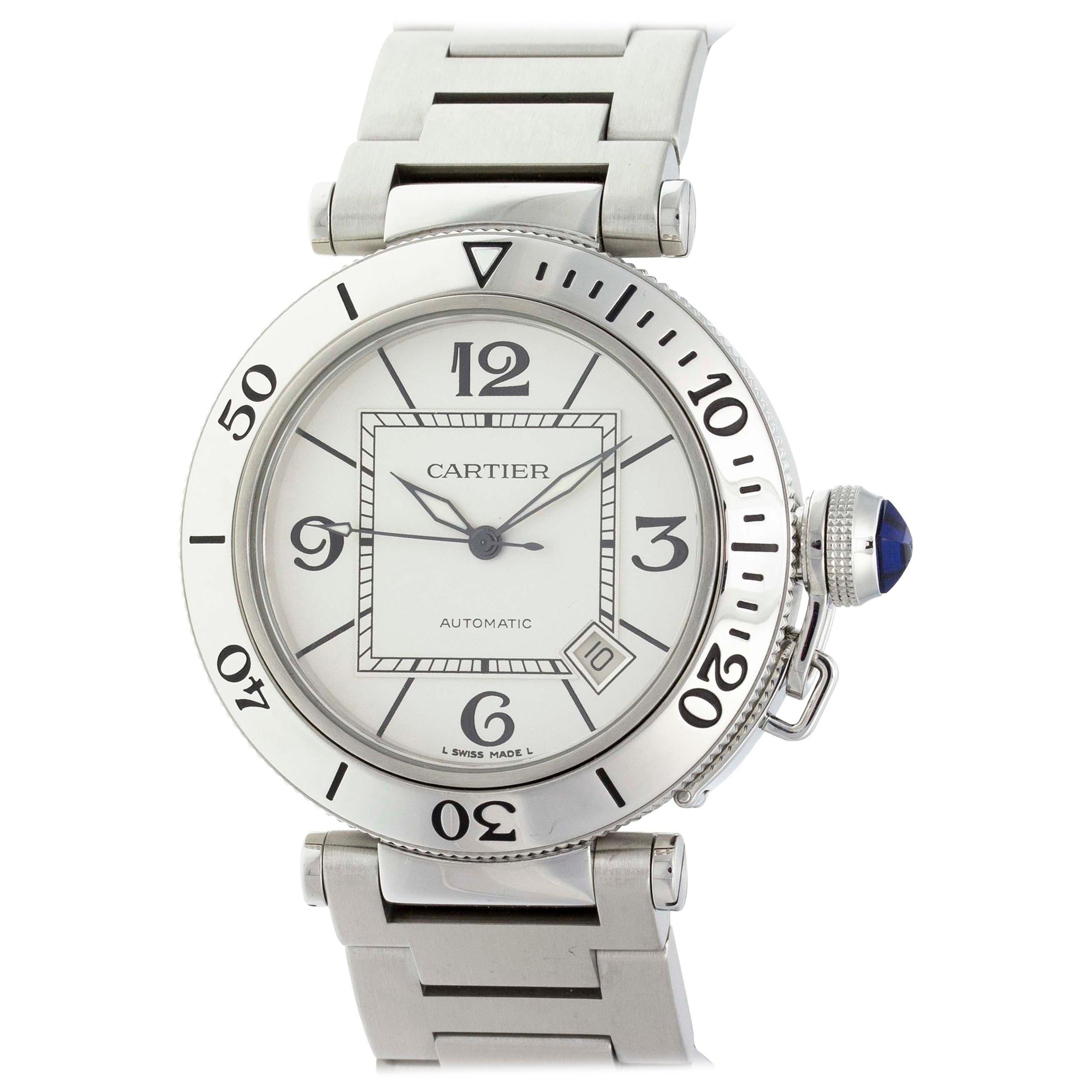 Cartier Pasha Seatimer W31080M7 For Sale