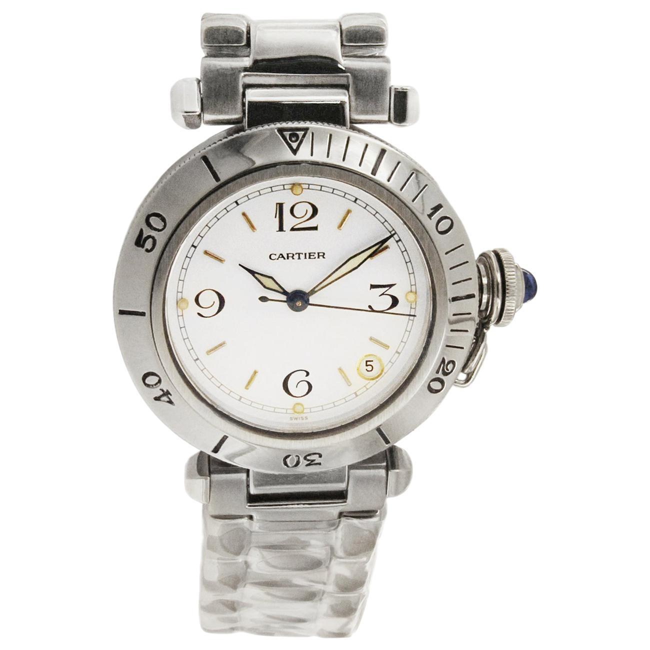Cartier Pasha Stainless Steel Watch R 40108797