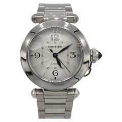 Cartier Pasha Stainless Steel Automatic 35MM Watch Ref. WSPA0013 Box & Papers