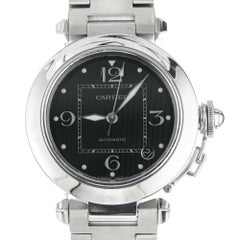 Cartier Pasha Stainless Steel Mens Wristwatch